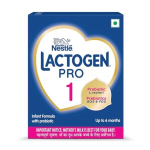 Nestlé Lactogen Pro 1 Baby Milk Powder – Infant Formula for 0–6 Months, with Probiotics & Prebiotics (400g) | Shanti Medicare